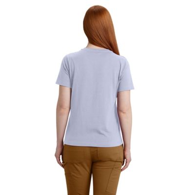 Image showing  Women's Relaxed Fit Lightweight Crew Neck Short-Sleeve Pocket T-Shirt