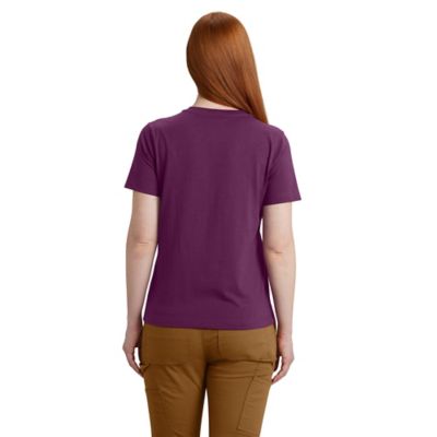 Image showing  Women's Relaxed Fit Lightweight Crew Neck Short-Sleeve Pocket T-Shirt