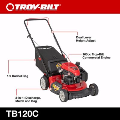 Image showing  TB120 163cc TB Engine Gas Walk Mower