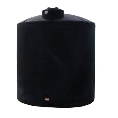 Norwesco 2,500 gal. Vertical Water Storage Tank, Black