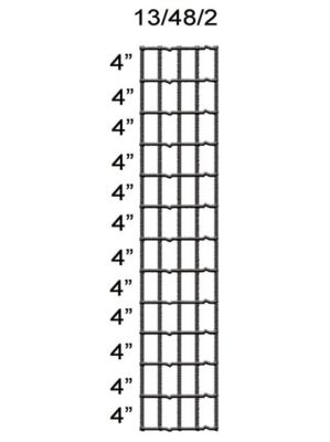 Image showing  Field Fence No-Climb Horse Fence, Mild Steel, Class 3 gal., 200 ft.