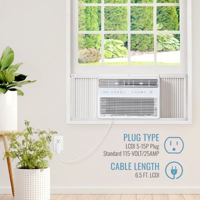 Image showing 8 th Keystone 10,000 BTU Window Mounted Inverter Air Conditioner with Remote Control