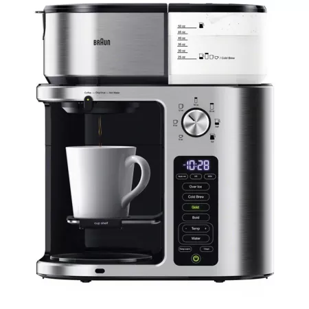 Braun MultiServe Plus Free Drip Coffee Maker 10 Cups 7 Brew Sizes Hot and Cold Brew and Hot Water for Tea Coffeemakers & Kettles