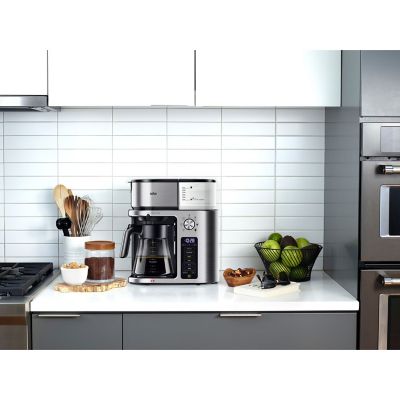 Image showing 6 th Braun MultiServe Plus 10 Cup Pod Free Drip Coffee Maker, 7 Brew Sizes, Hot & Cold Brew & Hot Water for Tea