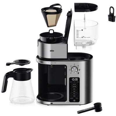 Image showing 8 th Braun MultiServe Plus 10 Cup Pod Free Drip Coffee Maker, 7 Brew Sizes, Hot & Cold Brew & Hot Water for Tea