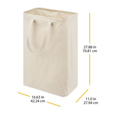 Image showing 1 th Whitmor Collapsible Canvas Hamper