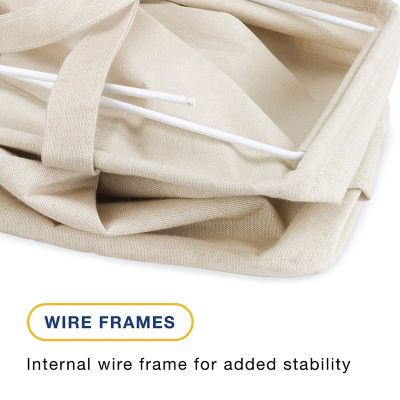 Image showing 3 th Whitmor Collapsible Canvas Hamper