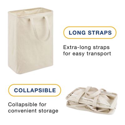 Image showing 4 th Whitmor Collapsible Canvas Hamper