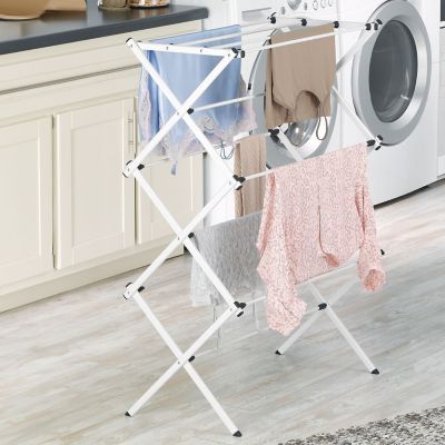 Image showing 6 th Whitmor Folding Metal Drying Rack