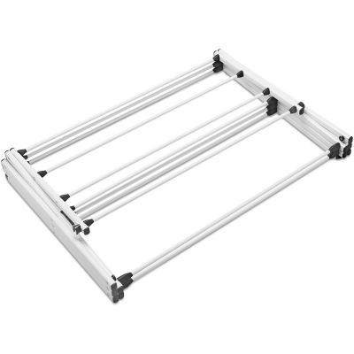 Image showing 9 th Whitmor Folding Metal Drying Rack