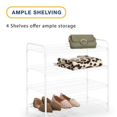 Image showing  4 Tier Closet Storage Rack