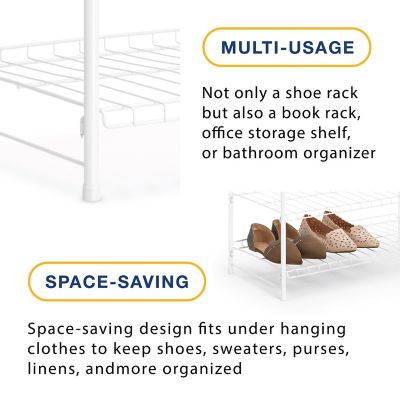 Image showing 5 th Whitmor 4 Tier Closet Storage Rack