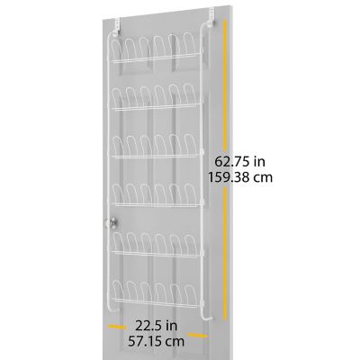 Image showing  18 Pair Over the Door Shoe Rack