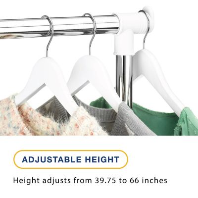 Image showing  Adjustable Rolling Garment Rack
