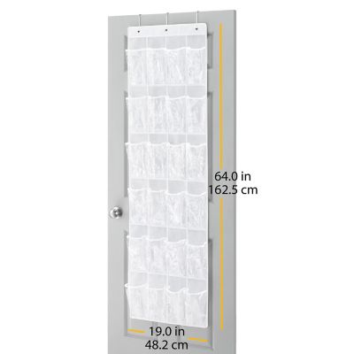 Image showing  24 Pocket Over the Door Shoe Bag