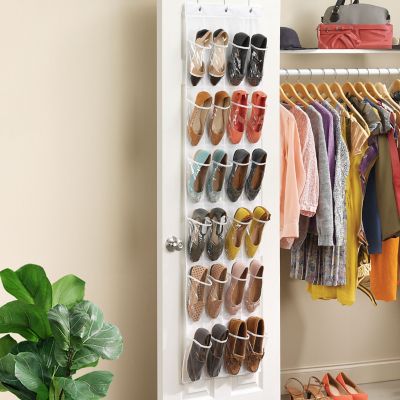 Image showing 6 th Whitmor 24 Pocket Over the Door Shoe Bag