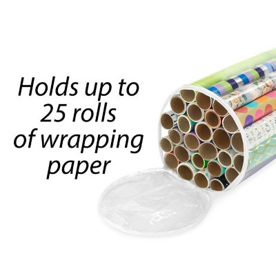 Image showing Clear Gift Wrap Organizer for up to 25 Rolls