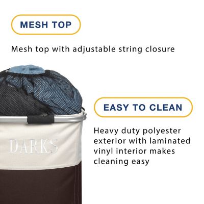 Whitmor Easy Care Double Hamper