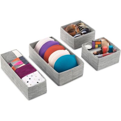 Whitmor Fabric Drawer Organizers, Set of 4