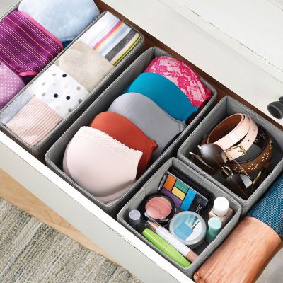 Image showing 6 th Whitmor Fabric Drawer Organizers, Set of 4
