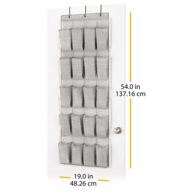 Image showing  20 Pocket Over the Door Shoe Bag