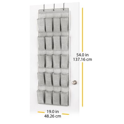 Image showing  20 Pocket Over the Door Shoe Bag