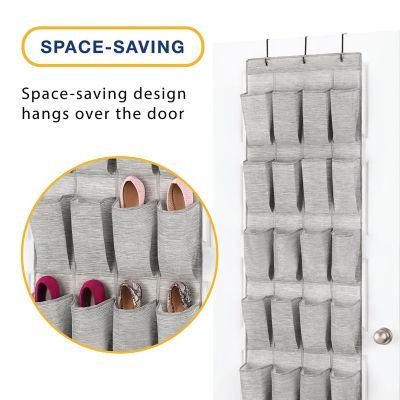 Image showing  20 Pocket Over the Door Shoe Bag