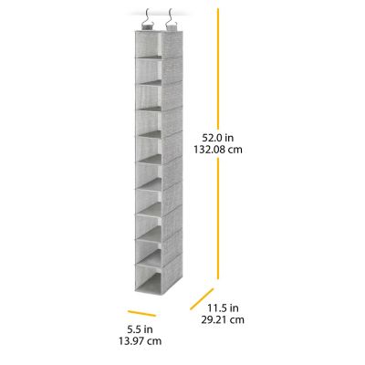 Image showing  10 Tier Hanging Shoe Shelf