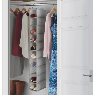 Image showing 5 th Whitmor 10 Tier Hanging Shoe Shelf