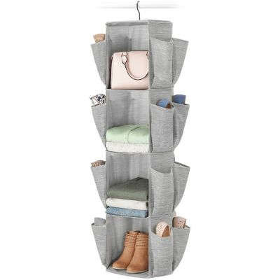 Whitmor Rotating 5 Shelf Hanging Closet Organizer with 30 Pockets