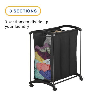 Image showing  3 Section Laundry Sorter
