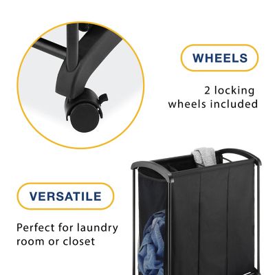 Image showing 5 th Whitmor 3 Section Laundry Sorter