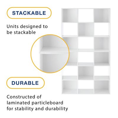 Image showing 6 th Whitmor 9 Section Cube Organizer