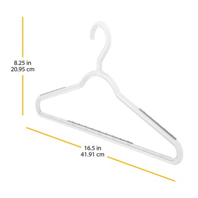 Image showing  Slim Sure Grip Hangers, Set of 10