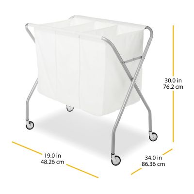 Image showing  Deluxe 3 Section Laundry Sorter