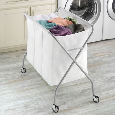 Image showing  Deluxe 3 Section Laundry Sorter
