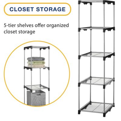 Image showing  4 Tier Closet Shelves