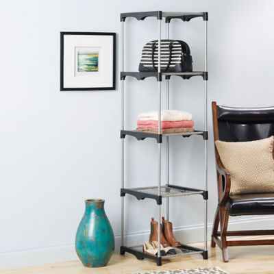 Image showing 7 th Whitmor 4 Tier Closet Shelves