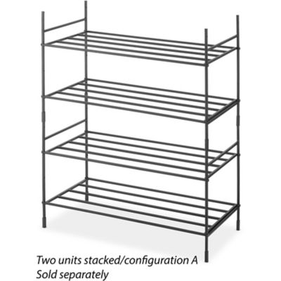Image showing 9 th Whitmor 2 Tier Modular Stacking Shelves