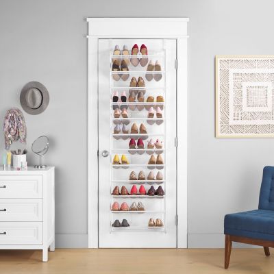 Image showing 5 th Whitmor Over the Door Shoe Rack, 36 Pair