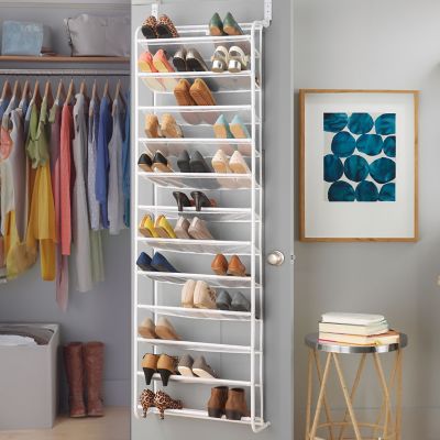 Image showing 6 th Whitmor Over the Door Shoe Rack, 36 Pair