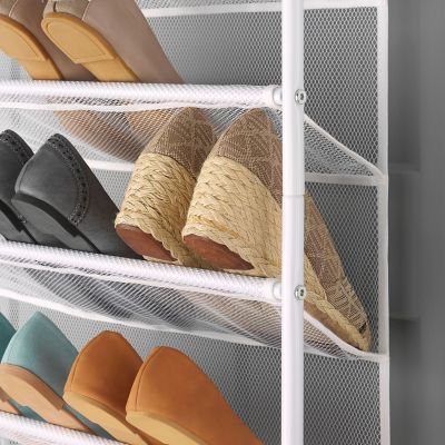 Image showing 7 th Whitmor Over the Door Shoe Rack, 36 Pair