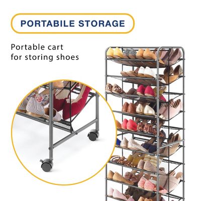 Image showing  10 Tier Shoe Cart