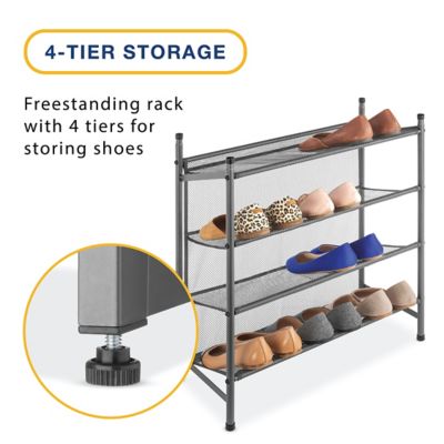 Image showing  4 Tier Shoe Rack
