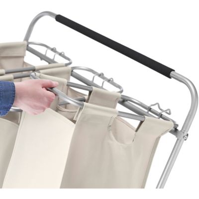 Image showing  Easy lift Triple Laundry Sorter