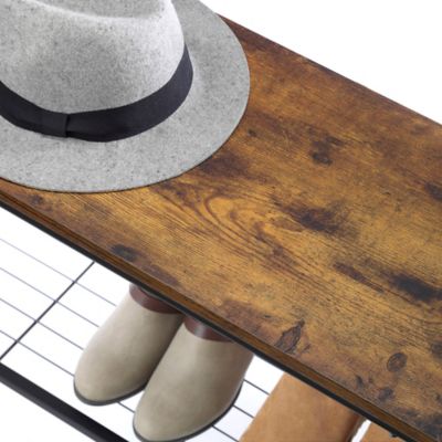 Image showing 5 th Whitmor Modern Industrial Entryway Bench