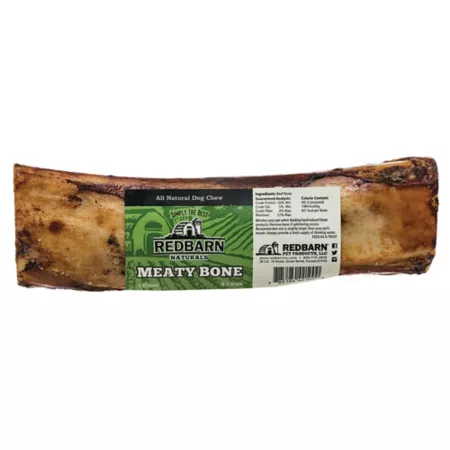 Redbarn 9 in Meaty Beef Bone Dog Chew Treat 1 ct Dog Bones Rawhide & Rawhide Alternative