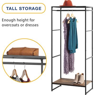 Image showing 7 th Whitmor Modern Industrial Wardrobe