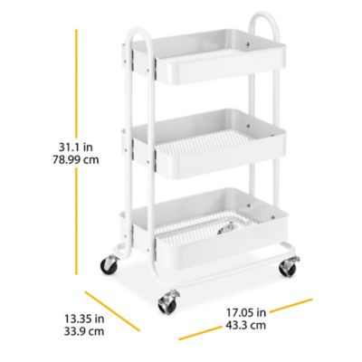 Image showing  3 Tier Metal Cart