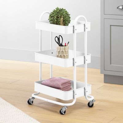 Image showing 9 th Whitmor 3 Tier Metal Cart